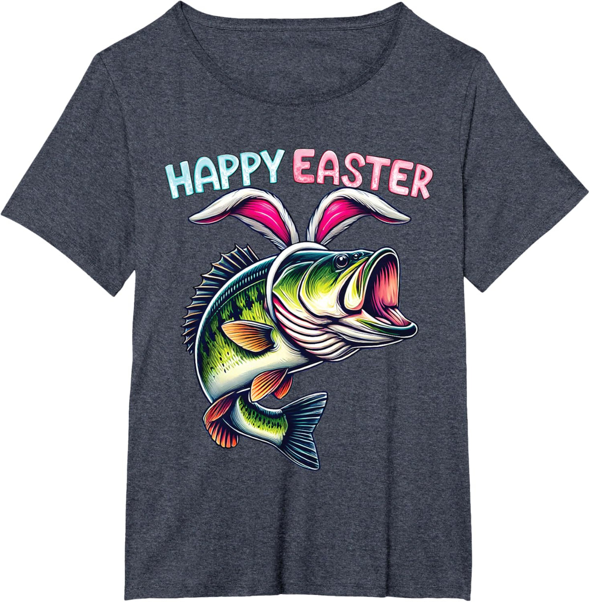Fisherman Bunny Ears Funny Fish Easter Holiday Eggs Fishing