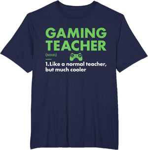 Gamer Teacher Definition Gaming Men Women