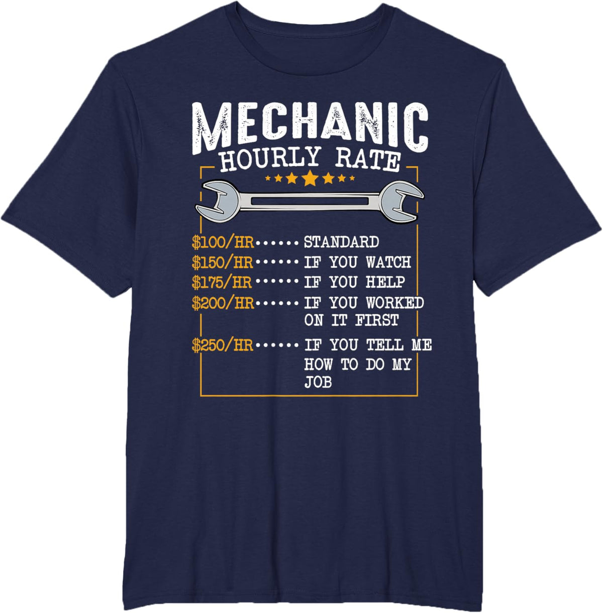 Mechanic Hourly Rate Car Mechatronics Engineer Profession Car Gift