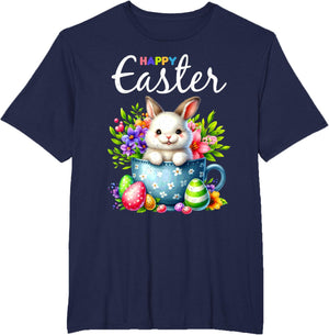 Bunny Egg Hunt Happy Easter Cute Spring Christian Holiday