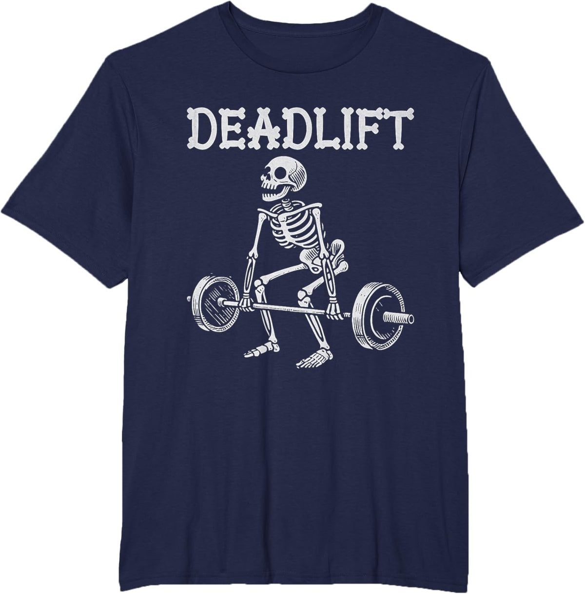 Deadlift Funny Halloween Skeleton Weight Lifting Workout