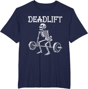 Deadlift Funny Halloween Skeleton Weight Lifting Workout