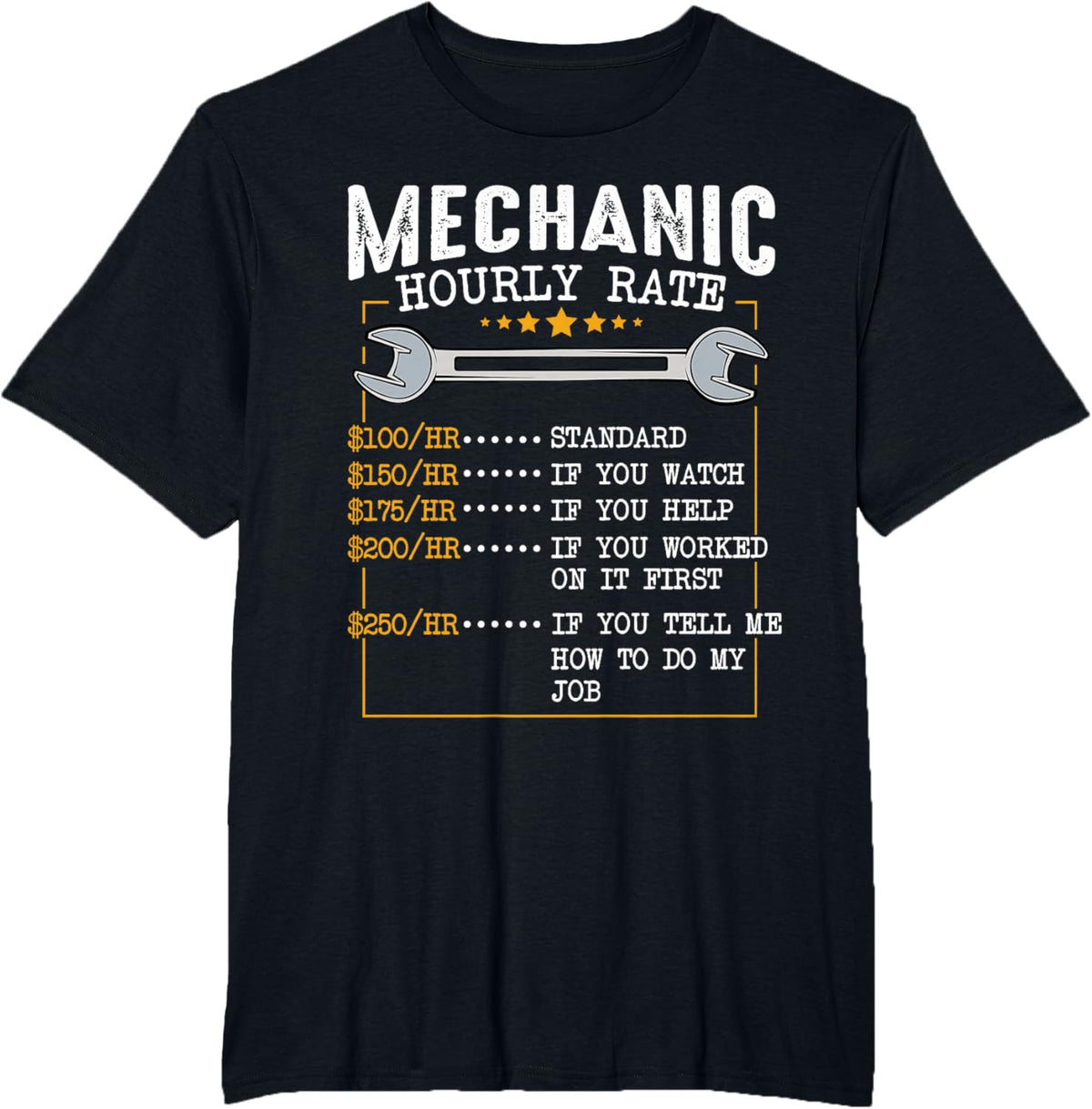 Mechanic Hourly Rate Car Mechatronics Engineer Profession Car Gift
