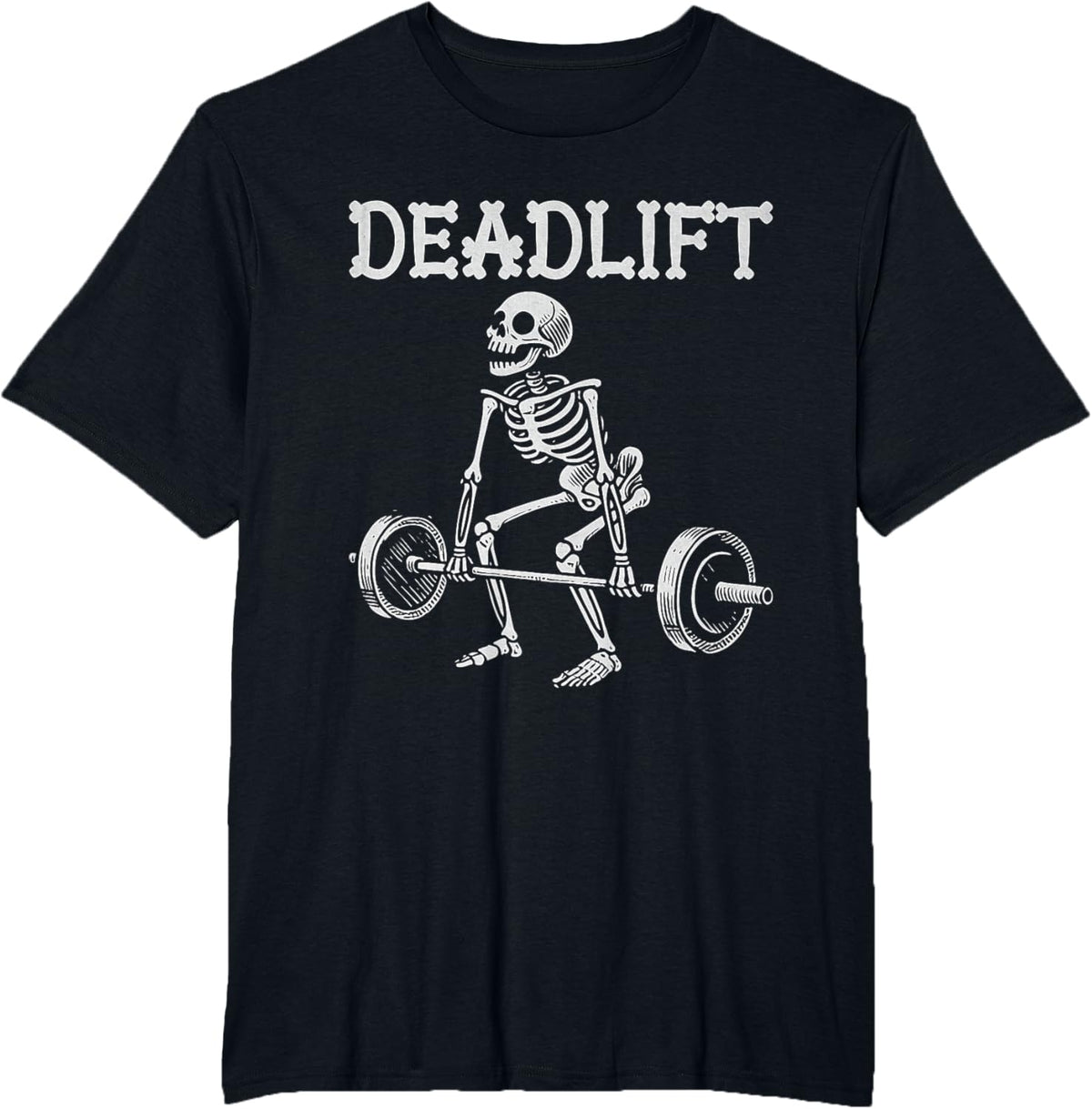 Deadlift Funny Halloween Skeleton Weight Lifting Workout