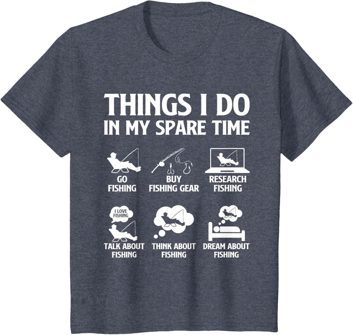 Things I Do in My Spare Time Fishing Boys Men Bass Fishing