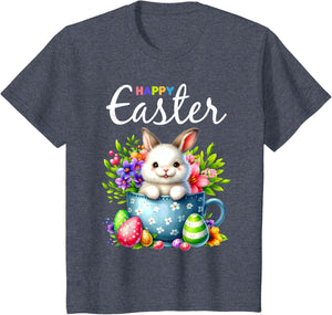 Bunny Egg Hunt Happy Easter Cute Spring Christian Holiday
