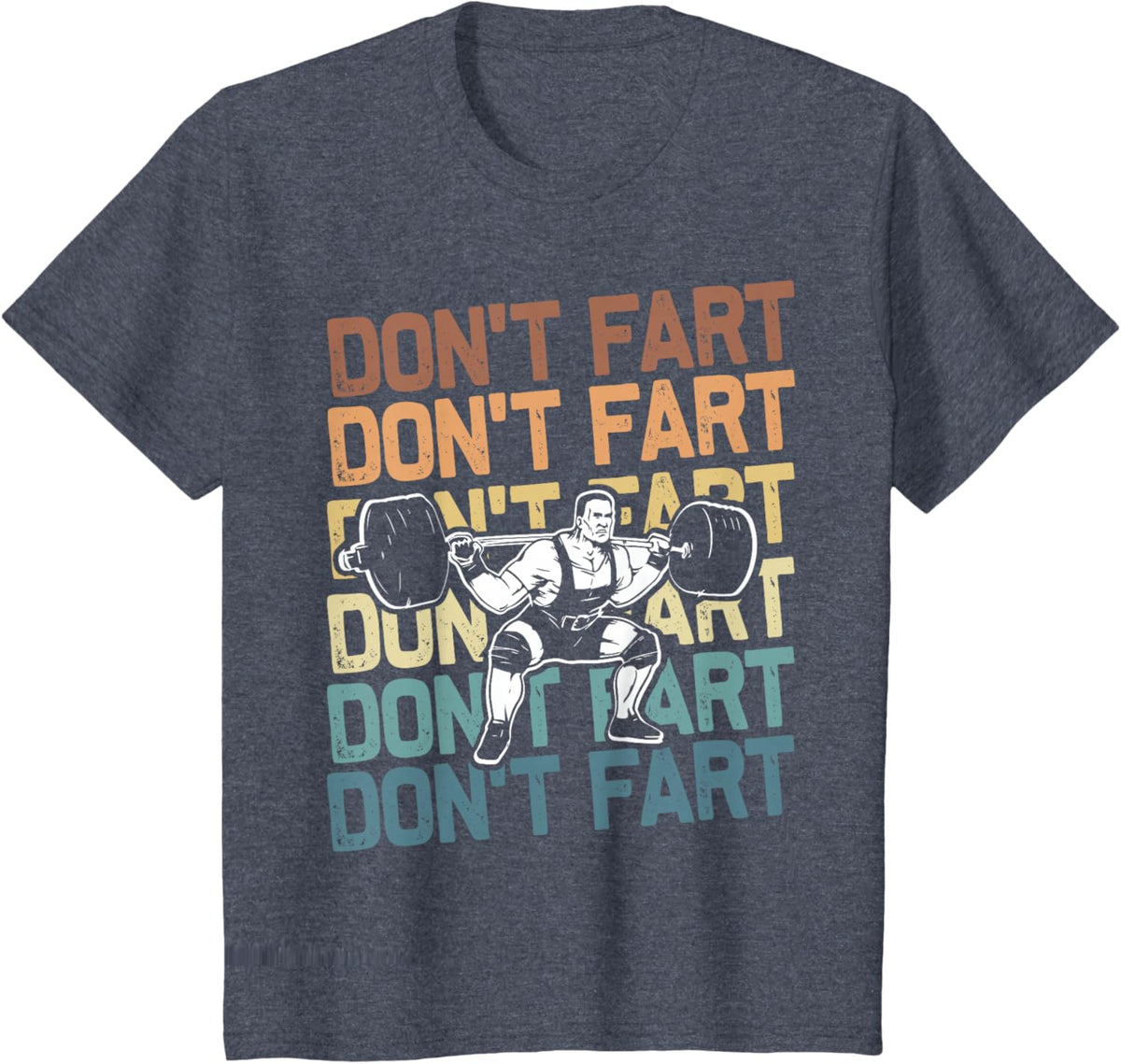 Funny Wieghtlifting Apparel for Men Women Don't Fart Lifting Weights Weightlifting Gym Fitness Workout T-Shirt, Small, Black