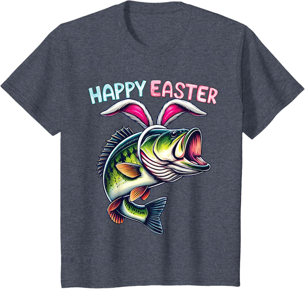 Fisherman Bunny Ears Funny Fish Easter Holiday Eggs Fishing