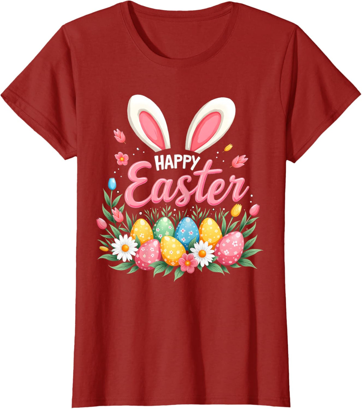 Happy Easter Bunny Spring Easter Egg Easter Shirts For Women