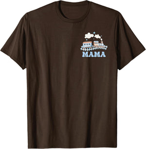 Mama First Birthday Boy Girl Train Railroad Family Matching