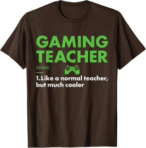 Gamer Teacher Definition Gaming Men Women