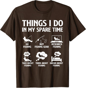 Things I Do in My Spare Time Fishing Boys Men Bass Fishing