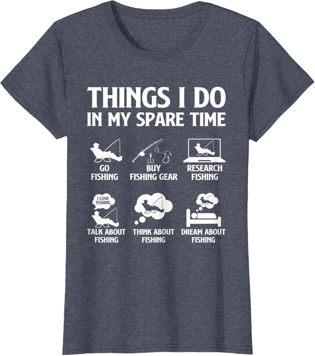 Things I Do in My Spare Time Fishing Boys Men Bass Fishing