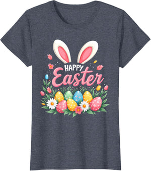 Happy Easter Bunny Spring Easter Egg Easter Shirts For Women