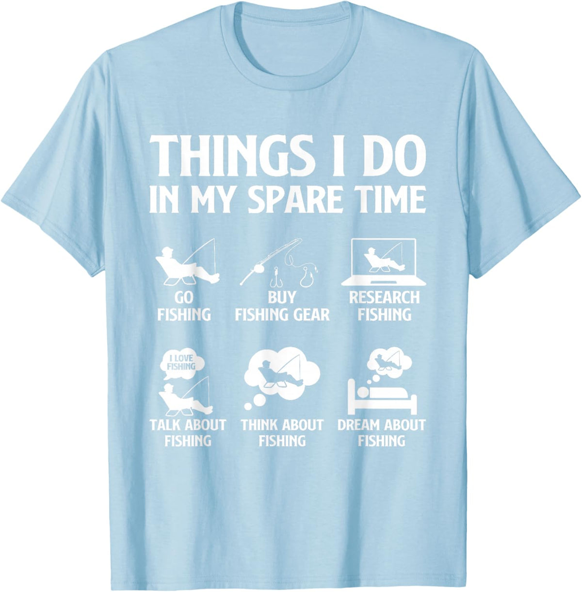 Things I Do in My Spare Time Fishing Boys Men Bass Fishing