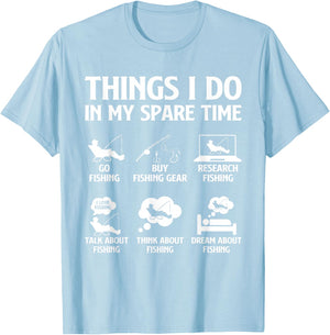 Things I Do in My Spare Time Fishing Boys Men Bass Fishing