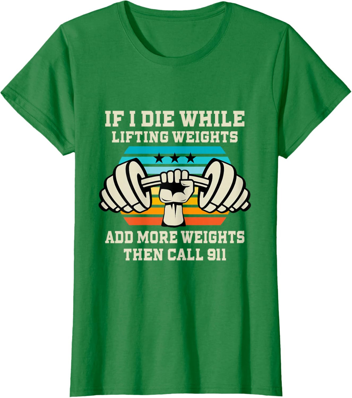 If I Die While Lifting Weights - Funny Workout &amp; Gym Gift T-Shirt Small