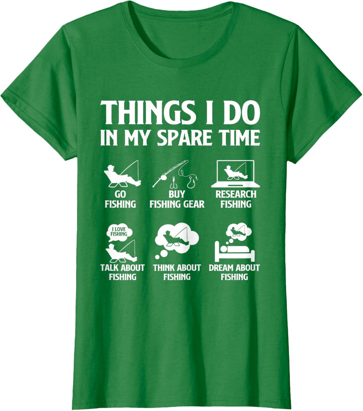 Things I Do in My Spare Time Fishing Boys Men Bass Fishing