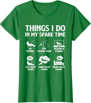 Things I Do in My Spare Time Fishing Boys Men Bass Fishing