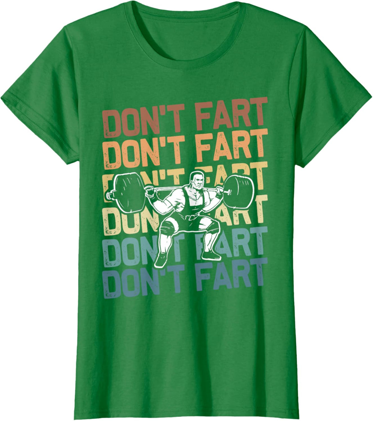 Funny Wieghtlifting Apparel for Men Women Don't Fart Lifting Weights Weightlifting Gym Fitness Workout T-Shirt, Small, Black