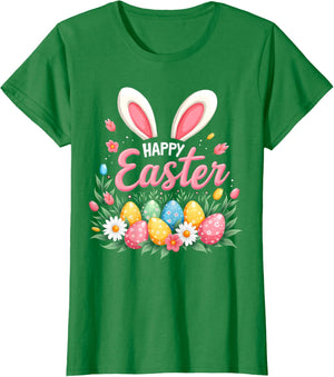 Happy Easter Bunny Spring Easter Egg Easter Shirts For Women