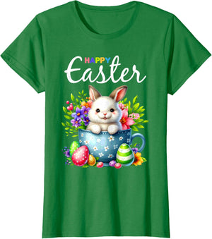 Bunny Egg Hunt Happy Easter Cute Spring Christian Holiday