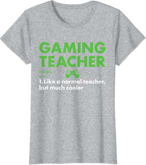 Gamer Teacher Definition Gaming Men Women