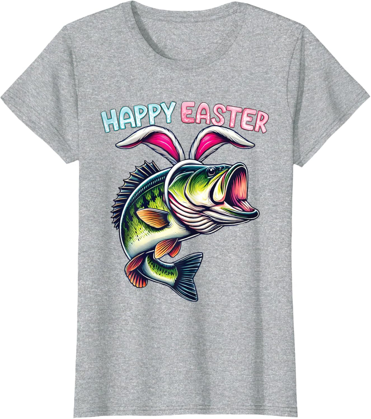 Fisherman Bunny Ears Funny Fish Easter Holiday Eggs Fishing