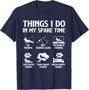 Things I Do in My Spare Time Fishing Boys Men Bass Fishing