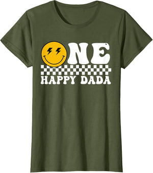 Happy Dada 1st Birthday Family Matching Theme