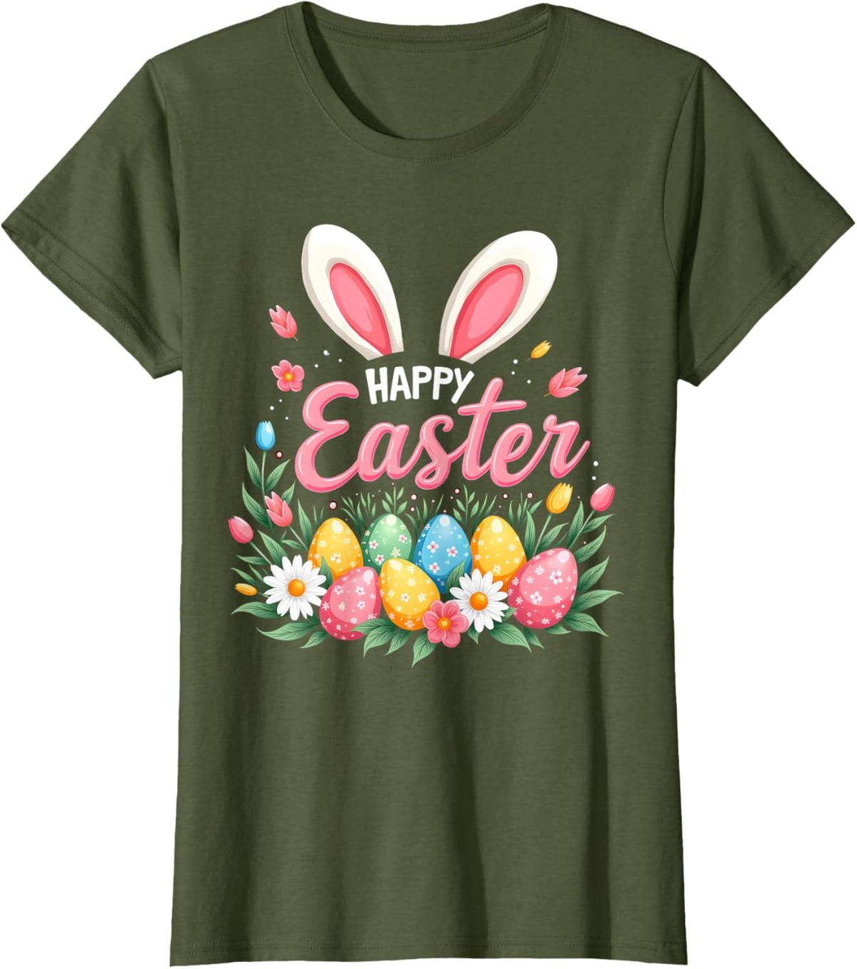 Happy Easter Bunny Spring Easter Egg Easter Shirts For Women
