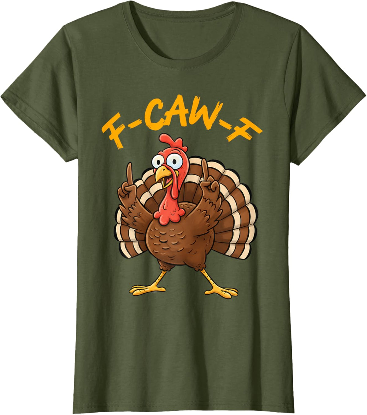 F-Caw-F Funny Turkey Joke Thanksgiving Party Humor Holiday