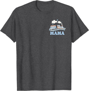 Mama First Birthday Boy Girl Train Railroad Family Matching