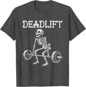 Deadlift Funny Halloween Skeleton Weight Lifting Workout