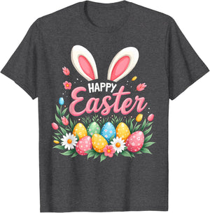 Happy Easter Bunny Spring Easter Egg Easter Shirts For Women