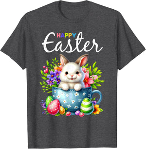 Bunny Egg Hunt Happy Easter Cute Spring Christian Holiday
