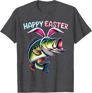 Fisherman Bunny Ears Funny Fish Easter Holiday Eggs Fishing