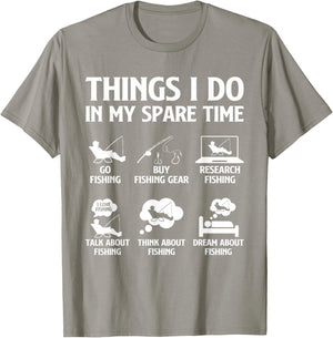 Things I Do in My Spare Time Fishing Boys Men Bass Fishing