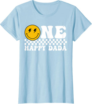 Happy Dada 1st Birthday Family Matching Theme