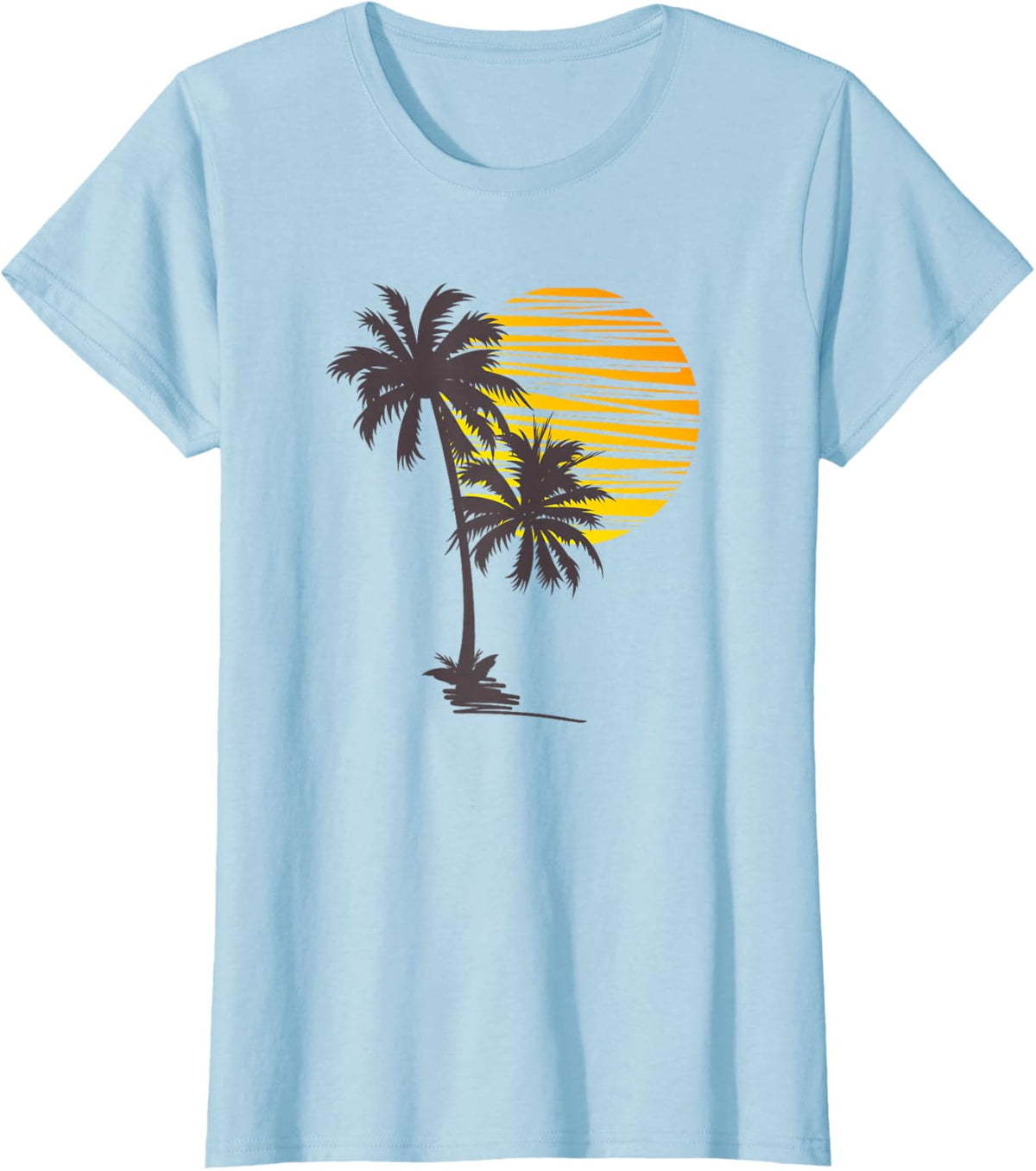 Beach Palm Tree T-Shirt Nice Funny Holiday Summer Holiday