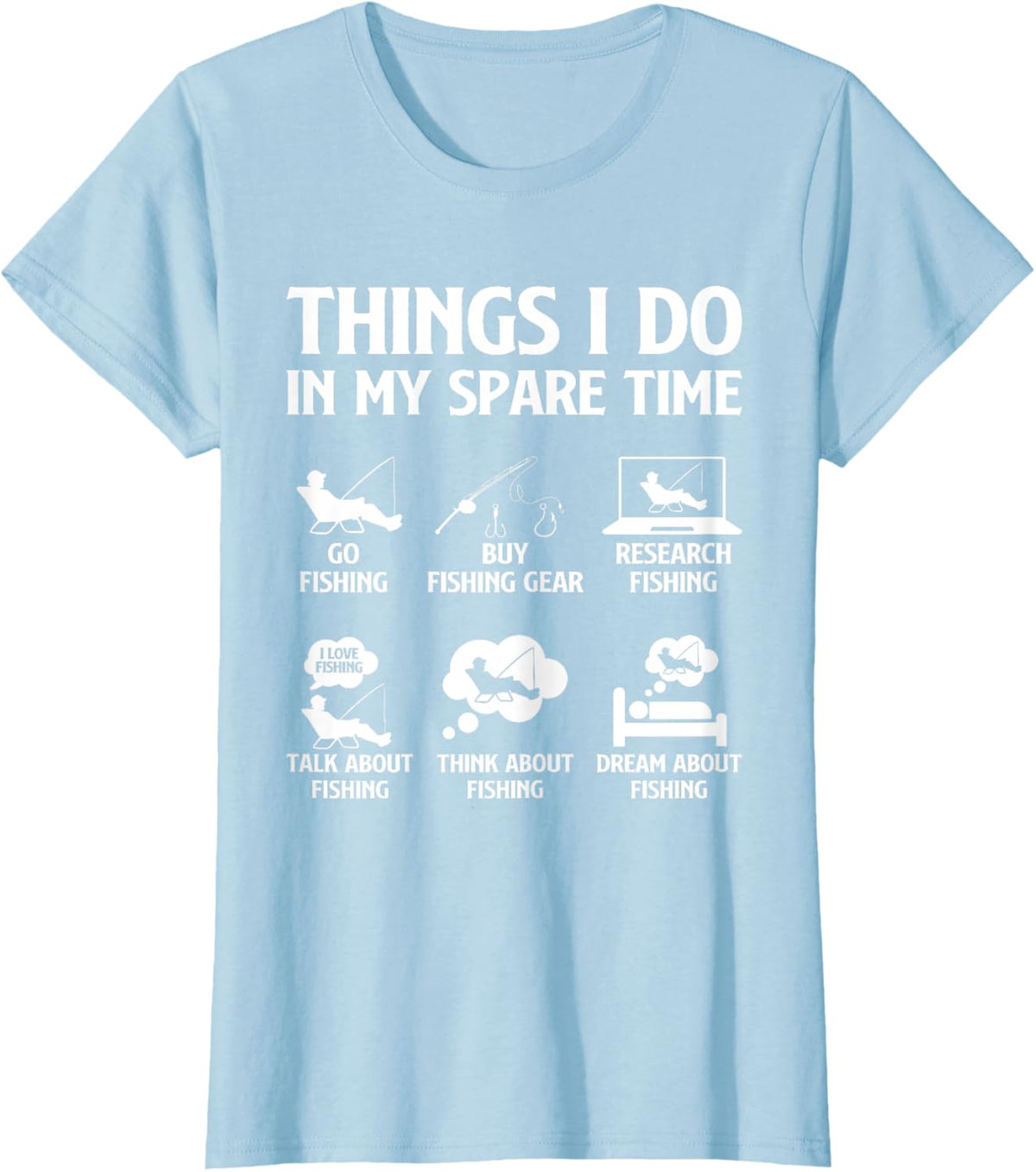 Things I Do in My Spare Time Fishing Boys Men Bass Fishing
