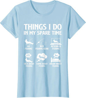 Things I Do in My Spare Time Fishing Boys Men Bass Fishing