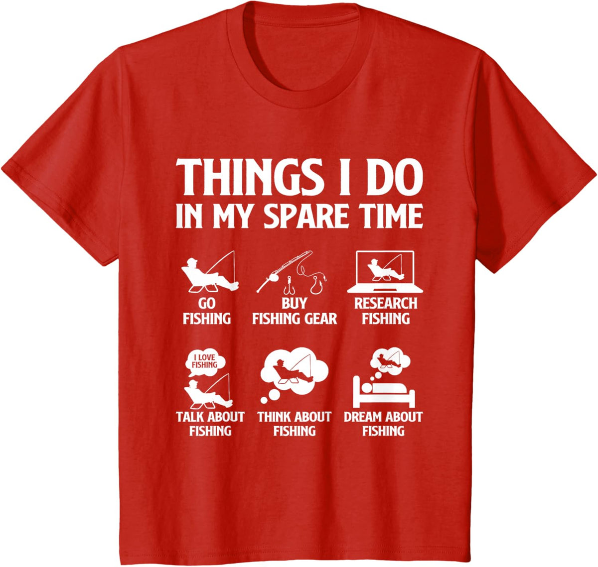 Things I Do in My Spare Time Fishing Boys Men Bass Fishing