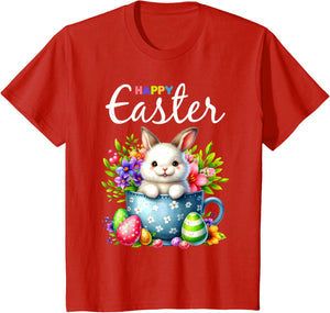 Bunny Egg Hunt Happy Easter Cute Spring Christian Holiday