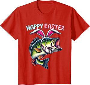 Fisherman Bunny Ears Funny Fish Easter Holiday Eggs Fishing
