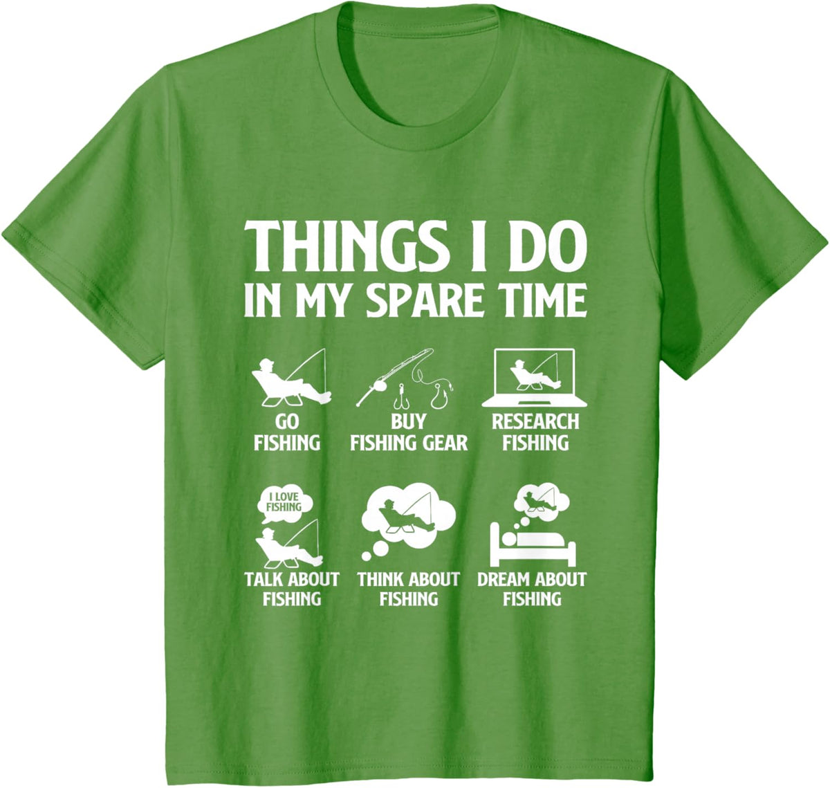 Things I Do in My Spare Time Fishing Boys Men Bass Fishing