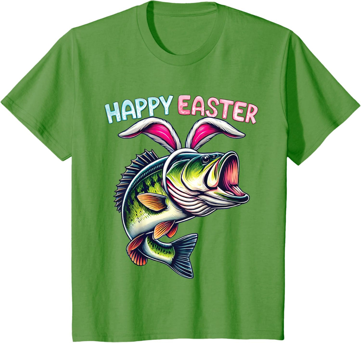 Fisherman Bunny Ears Funny Fish Easter Holiday Eggs Fishing