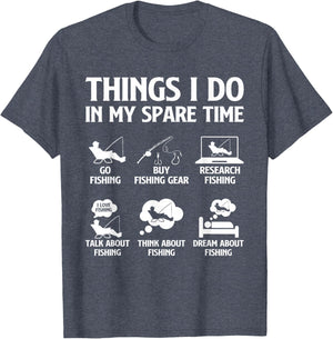 Things I Do in My Spare Time Fishing Boys Men Bass Fishing