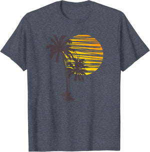 Beach Palm Tree T-Shirt Nice Funny Holiday Summer Holiday
