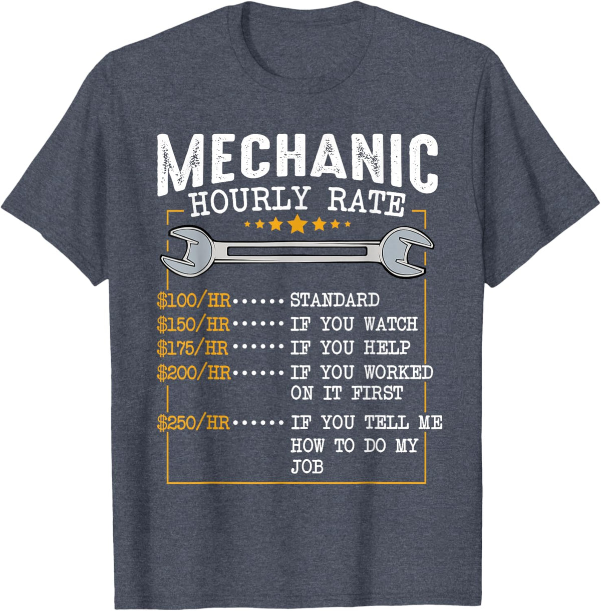Mechanic Hourly Rate Car Mechatronics Engineer Profession Car Gift